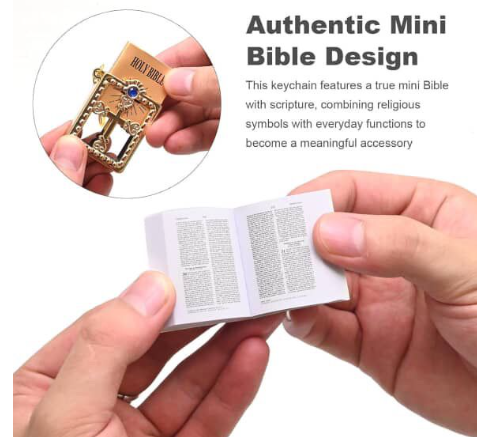 Pocket Bible Keychain