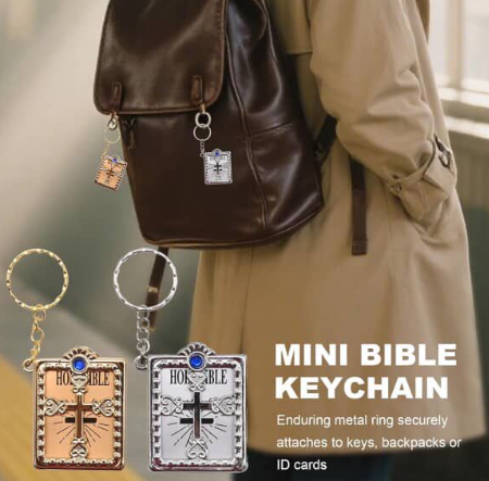 Pocket Bible Keychain